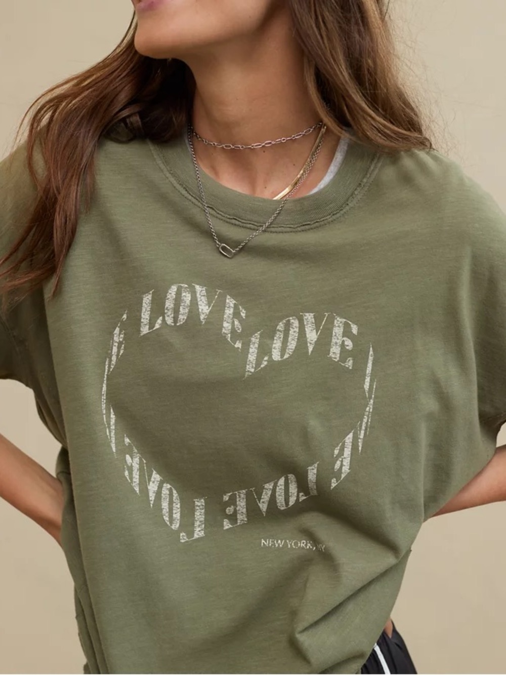 Aerie Oversized Graphic Boyfriend T-Shirt